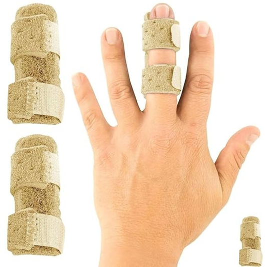 Hyggear™ Finger Fix Straightener - Broken and Trigger Finger Splints - Finger Brace for Arthritis pain and Support - Sprain Relief for Middle, Index, Ring Fingers